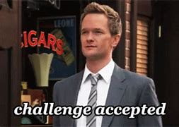 Image result for The Office Challenge Accepted GIF