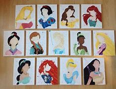 Image result for Disney Princess Canvas Art