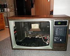 Image result for CRT TV Wood Cabinet