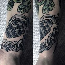 Image result for Exploding Grenade Tattoo