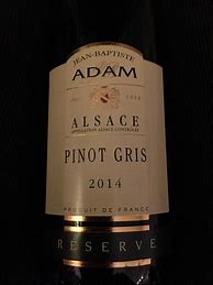 Afbeeldingsresultaten voor J B Adam Pinot Gris Alsace Reserve