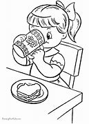 Image result for Girl Eating Clip Art