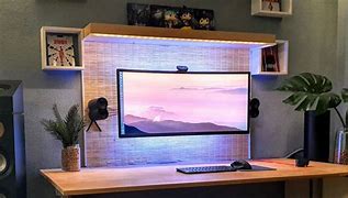 Image result for 32 Inch Roku TV Mounted On a Wall