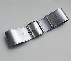 Image result for Wide Silver Belts for Women