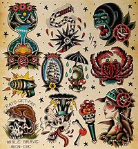 Image result for Old School Magnet Tattoo