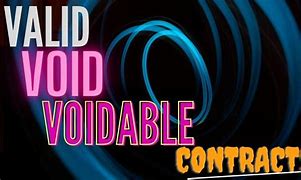 Image result for Voidable Contract