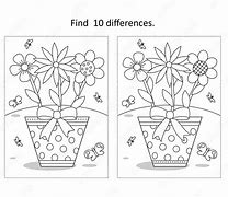 Image result for Flowers Spot the Difference