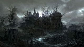 Image result for Haunted Castle On Mountain
