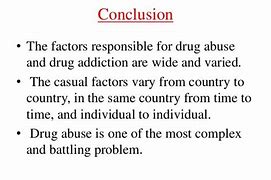 Image result for Substance Abuse Conclusion