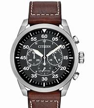 Image result for Citizen Leather Strap Watch