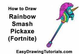 Image result for How to Draw Rainbow Smash Pickaxe Fortnite Step 11