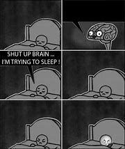 Image result for Sleeping Brain Meme Template