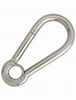 Image result for Stainless Steel Carabiners with Eye