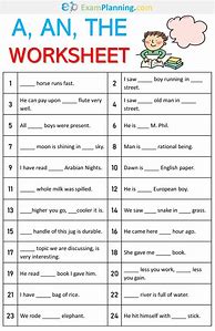 Image result for English Grammar Test Worksheets