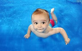 Image result for Newborn Babies Swimming Underwater