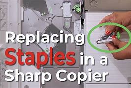 Image result for How to Change Staples in Sharp Copier