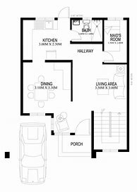 Image result for 25 Square Meters Open House Plan