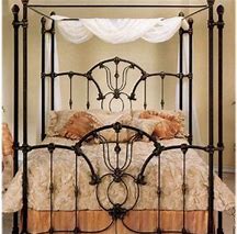 Image result for Wrought Iron Canopy Bed