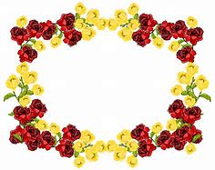 Image result for Rainbow Flowers Border