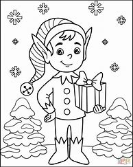 Image result for Christmas Elves Coloring Pages Printable