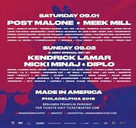 Image result for Made in America Festival 2018 Line Up