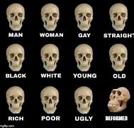 Image result for Deformed Skull Meme