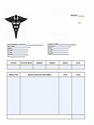 Image result for Medical Billing Invoice Template