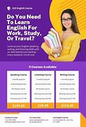 Image result for Learn English Online Ad