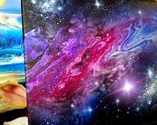 Image result for DIY Galaxy Canvas Painting