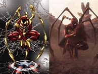 Image result for Classic Iron Spider Suit Art