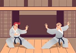 Image result for Karate Dojo Cartoon