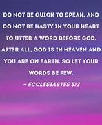 Image result for Bible Ecclesiastes 5