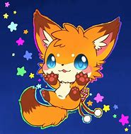 Image result for Cute Fox Drawings Red and Black Kawaii