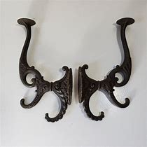 Image result for Vintage Ornate Cast Iron Coat Hooks