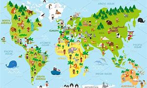 Image result for World Map for Kids Clip Art
