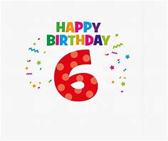 Image result for 6th Birthday Boy Cartoon