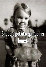 Image result for Potato Gun Meme