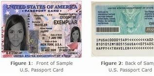 Image result for Passport Card vs Real ID