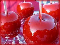 Image result for red caramel apple