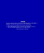 Image result for Red Blue Screen of Death