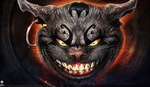Image result for Evil Cheshire Cat Blue Wallpaper