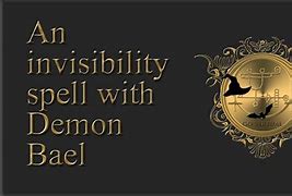 Image result for Spells for Invisibility