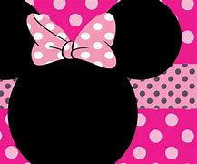 Image result for Minnie Mouse Ears Background Pink