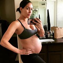 Image result for Brie Bella Pregnant Baby Bump