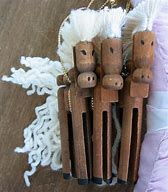 Image result for Handmade Clothes Pins Wooden