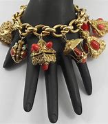Image result for Etruscan 18K Gold Charm Bracelet
