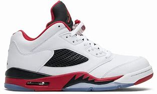 Image result for Air Jordan 5 Low Fire Red