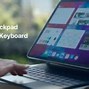 Image result for Apple iPad with Soft Keyboard with Trackpad