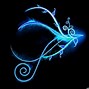 Image result for Black and Blue Neon Wallpaper