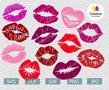 Image result for Kissing Lips SVG Free